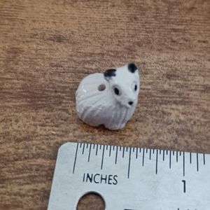 2 Ceramic sheep beads